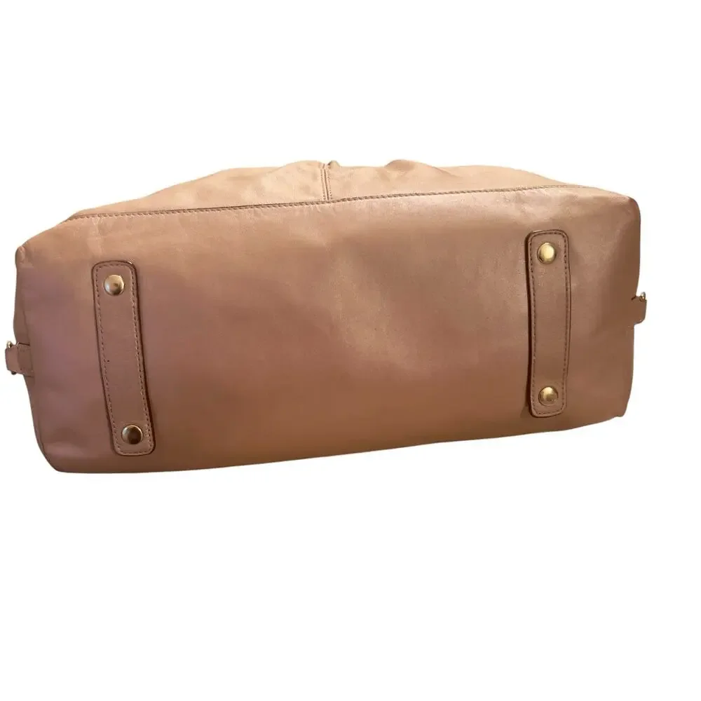 Coach Woman's Ashley Size Y2K Blush Pink Large Soft Leather Classic Top Handle